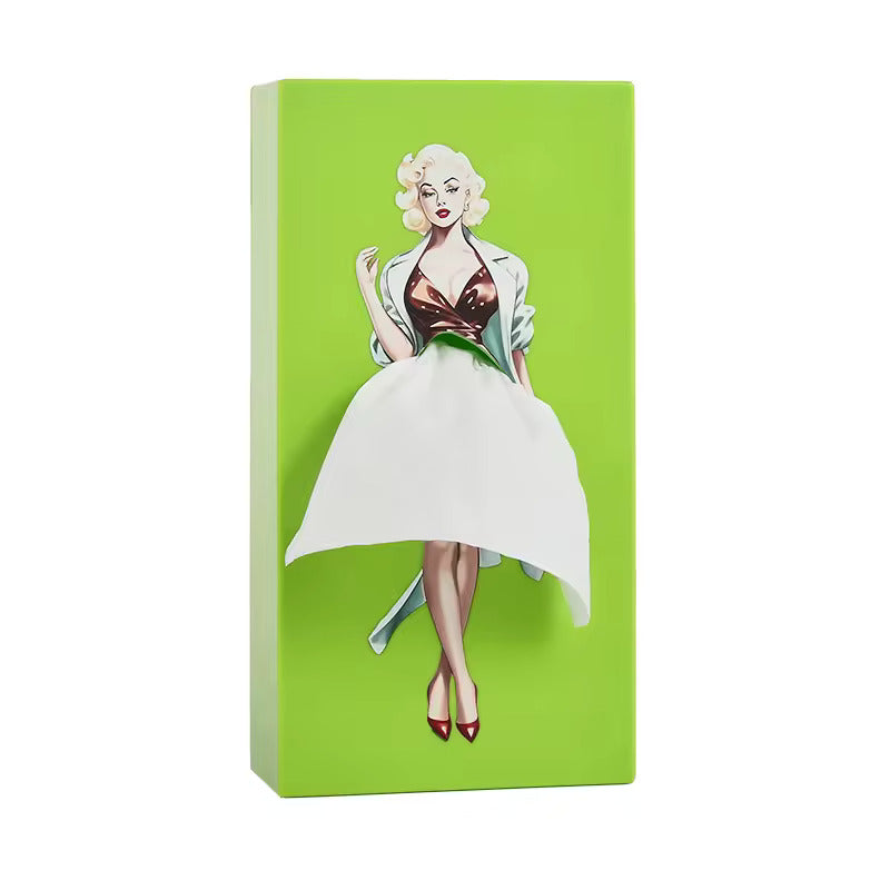 Decorative Lady Tissue Box Dispenser